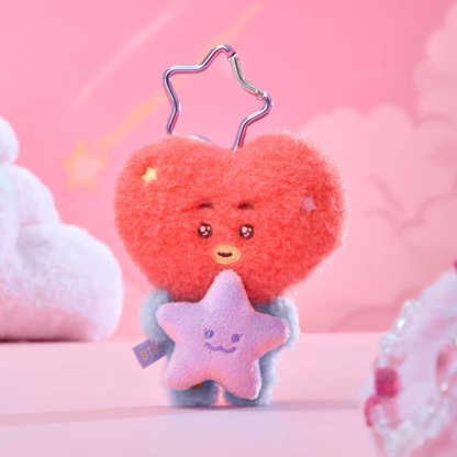 BTS - BT21 PURPLE STAR PLUSH KEYRING THE JOURNEY (7 VERSIONS) - LightUpK
