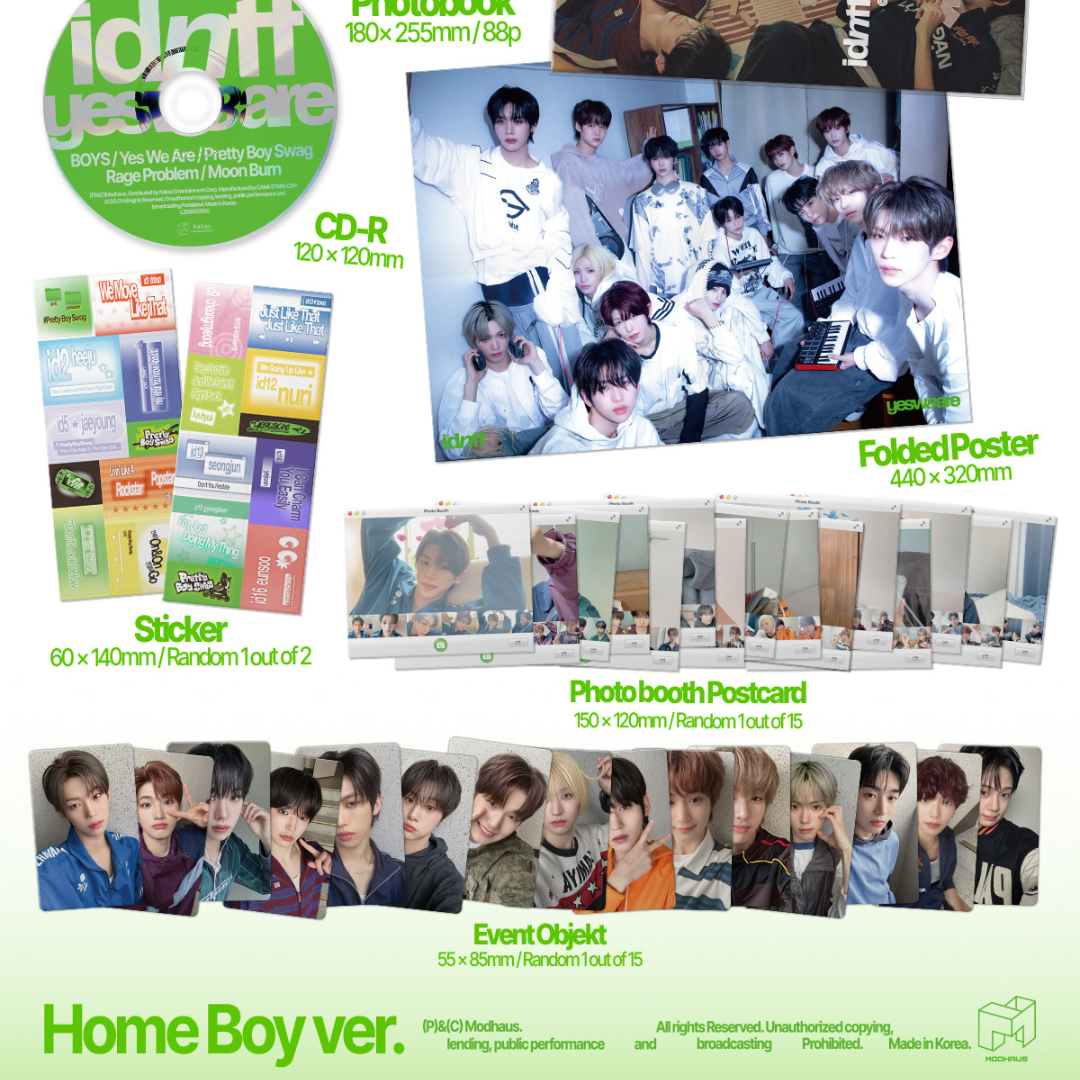 (PRE-ORDER) IDNTT - MINI ALBUM [YESWEARE] (2 VERSIONS) RANDOM