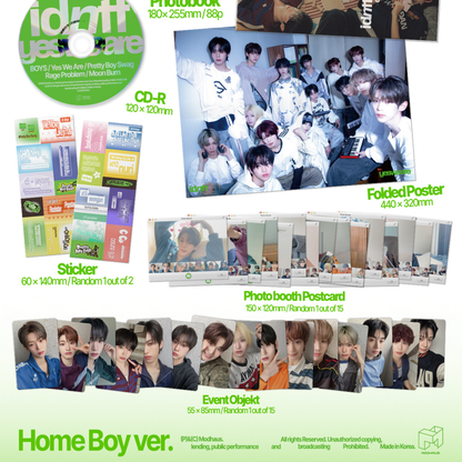 (PRE-ORDER) IDNTT - MINI ALBUM [YESWEARE] (2 VERSIONS) RANDOM