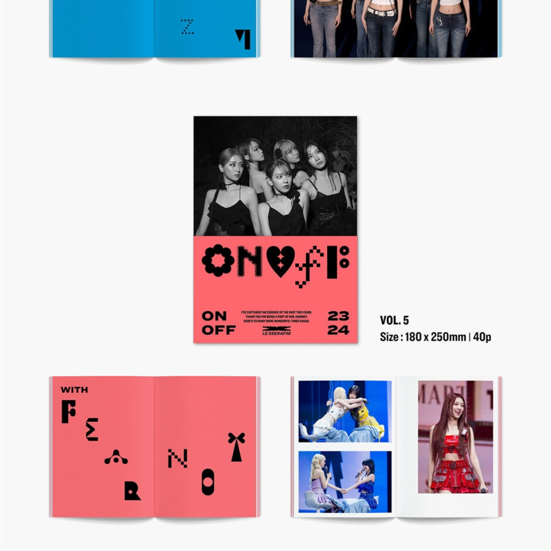(PRE-ORDER) LE SSERAFIM - LE SSERAFIM ON-OFF 23-24 - LightUpK
