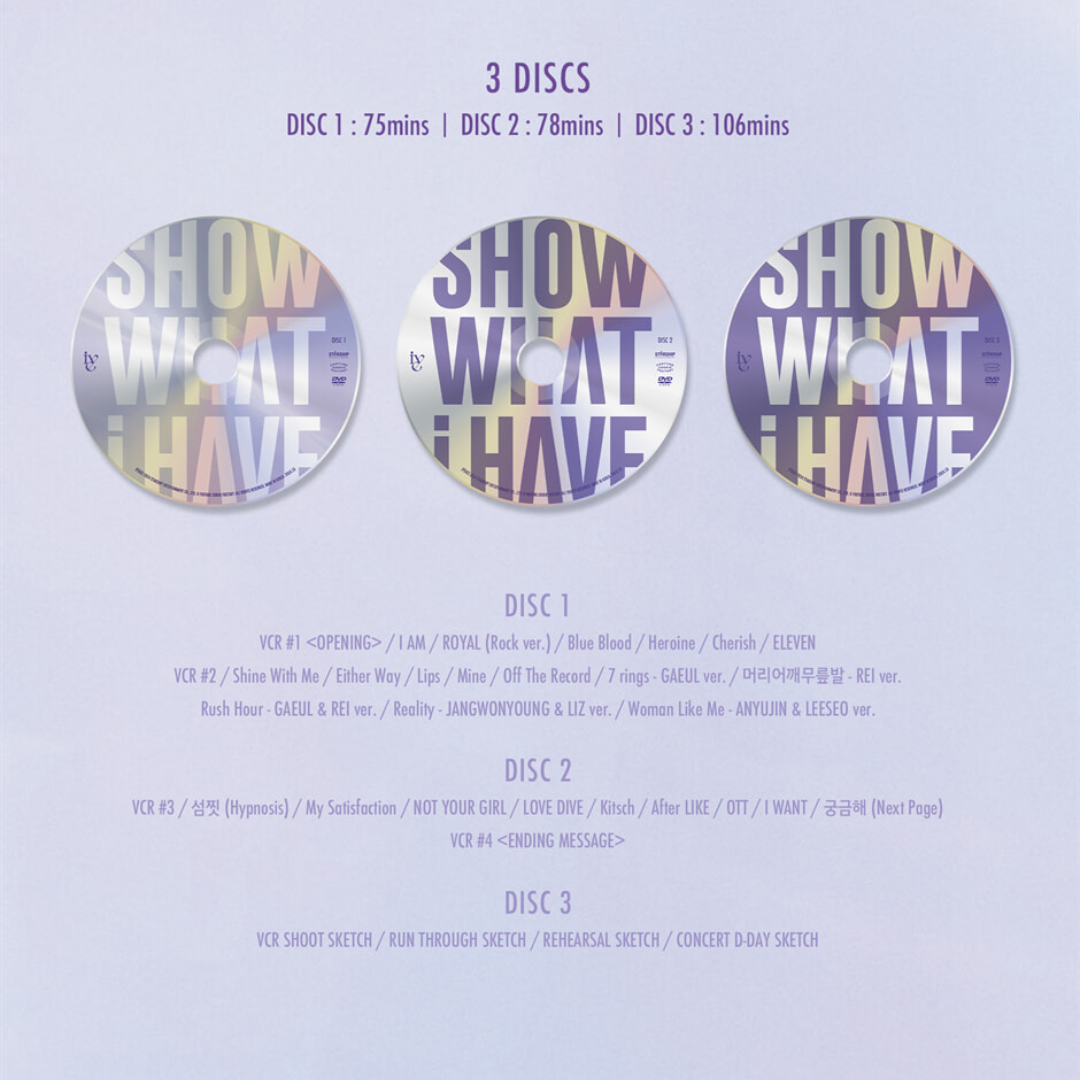 IVE - THE 1ST WORLD TOUR [SHOW WHAT I HAVE] DVD