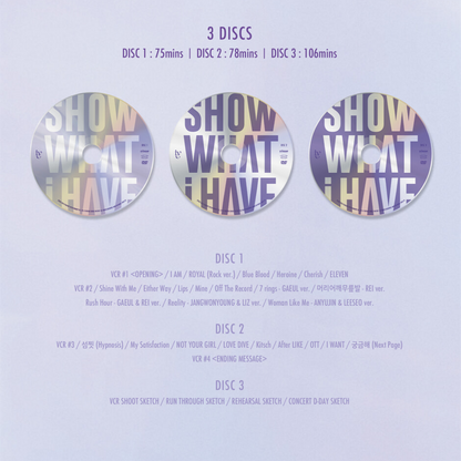 IVE - THE 1ST WORLD TOUR [SHOW WHAT I HAVE] DVD