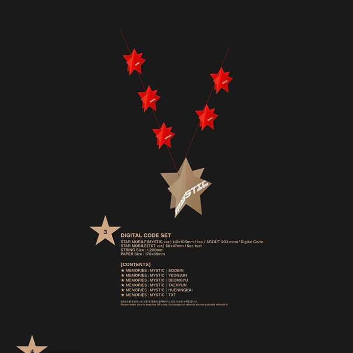 TOMORROW X TOGETHER (TXT) - MEMORIES : MYSTIC - LightUpK