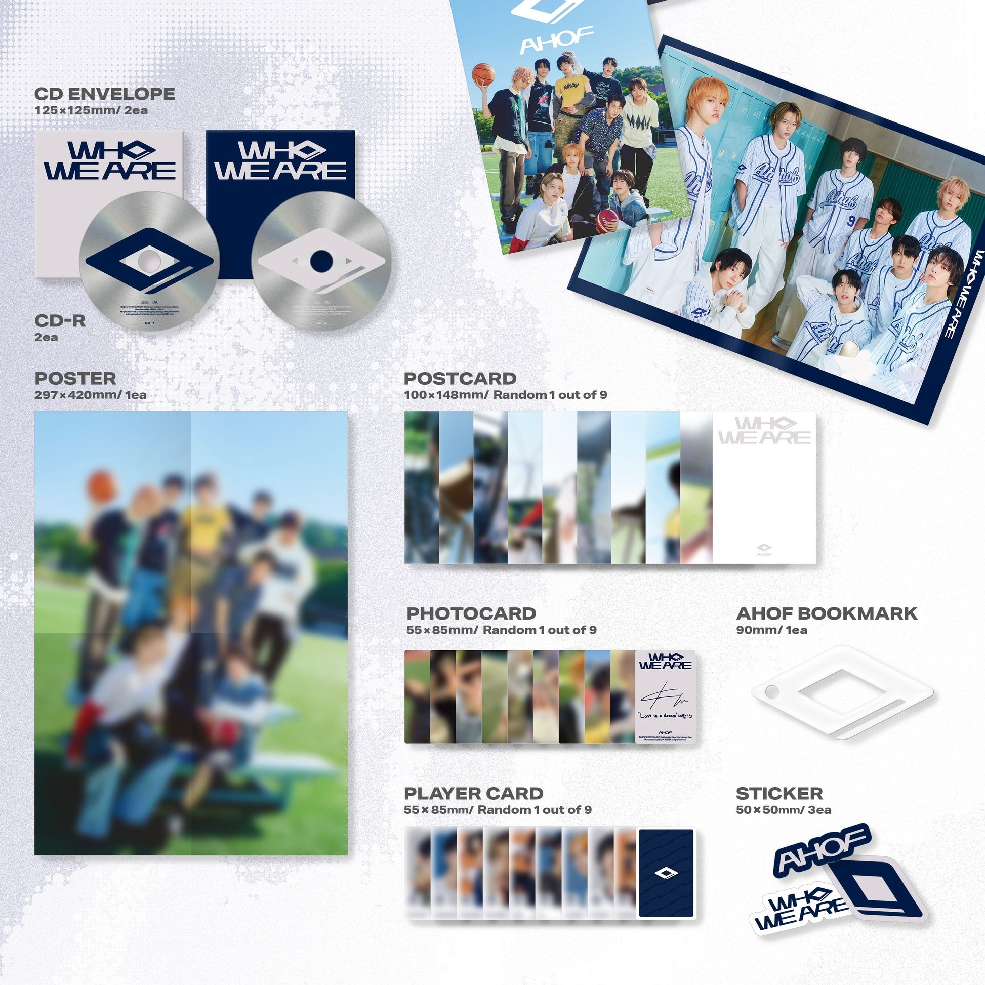AHOF - 1ST MINI ALBUM [WHO WE ARE] (PHOTOBOOK VER.) - LightUpK