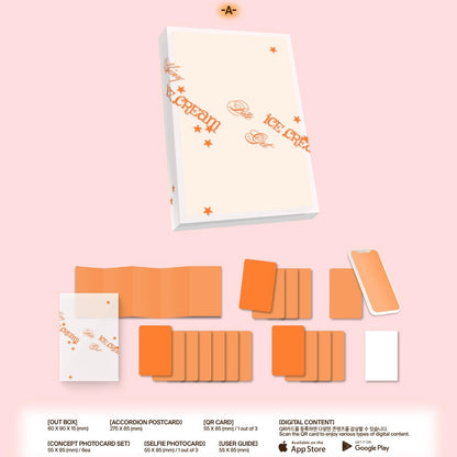 (PRE-ORDER) YUNA (ITZY) - 1ST MINI ALBUM [ICE CREAM] POCAALBUM (2 VERSIONS) RANDOM - LightUpK