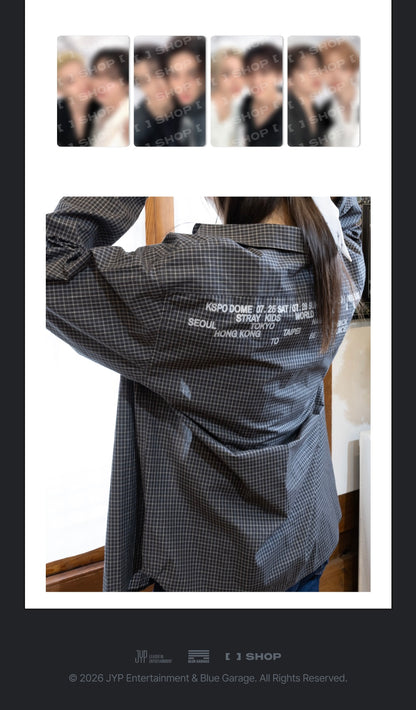 (PRE-ORDER) STRAY KIDS - CHECK SHIRT - RUN IT