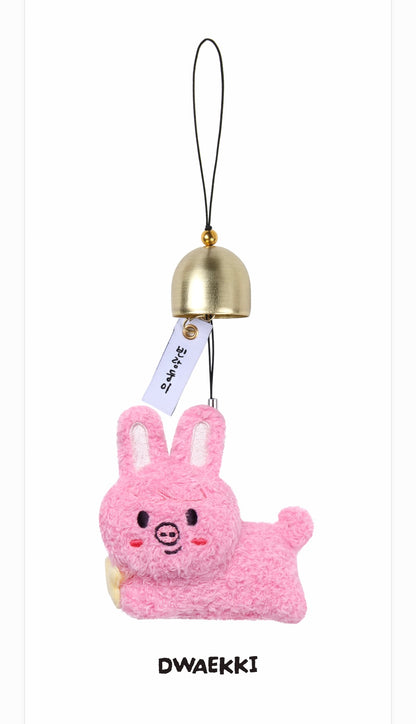 (PRE-ORDER) STRAY KIDS - SKZOO PLUSH DOOR BELL KEYRING - RUN IT (8 VERSIONS)