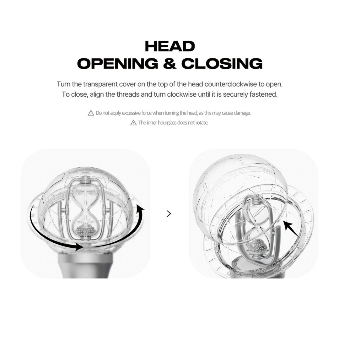 (PRE-ORDER) ATEEZ - OFFICIAL LIGHTSTICK KEYRING (VER. 3) - LightUpK