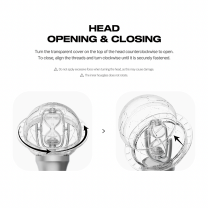 (PRE-ORDER) ATEEZ - OFFICIAL LIGHTSTICK KEYRING (VER. 3) - LightUpK