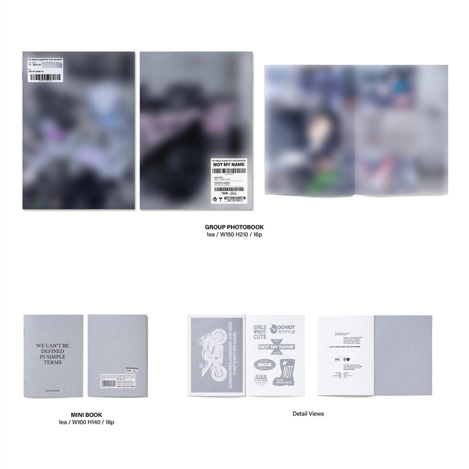 (PRE-ORDER) ILLIT - 1ST SINGLE ALBUM [NOT CUTE ANYMORE] (2 VERSIONS) RANDOM - LightUpK