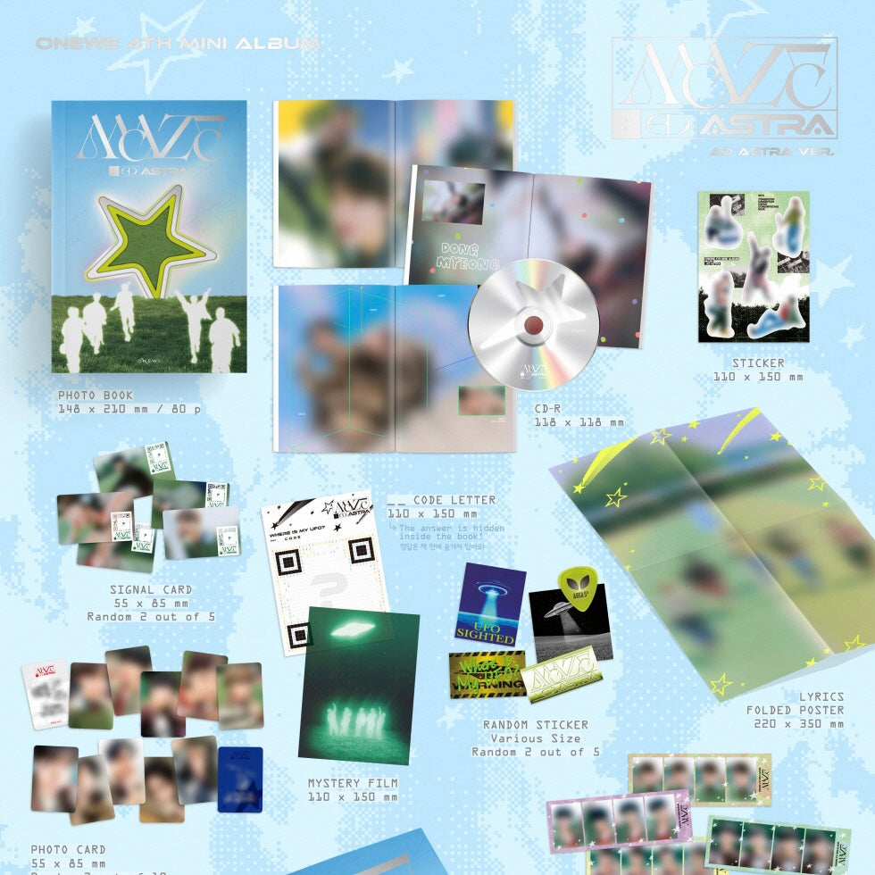 (PRE-ORDER) ONEWE - 4TH MINI ALBUM [MAZE : AD ASTRA] (AD ASTRA VER.) - LightUpK