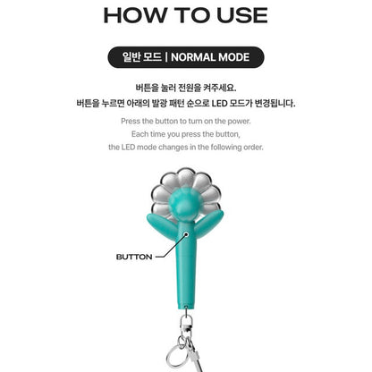 (PRE-ORDER) G-DRAGON - OFFICIAL MINI LIGHT KEYRING (2 VERSIONS) - LightUpK