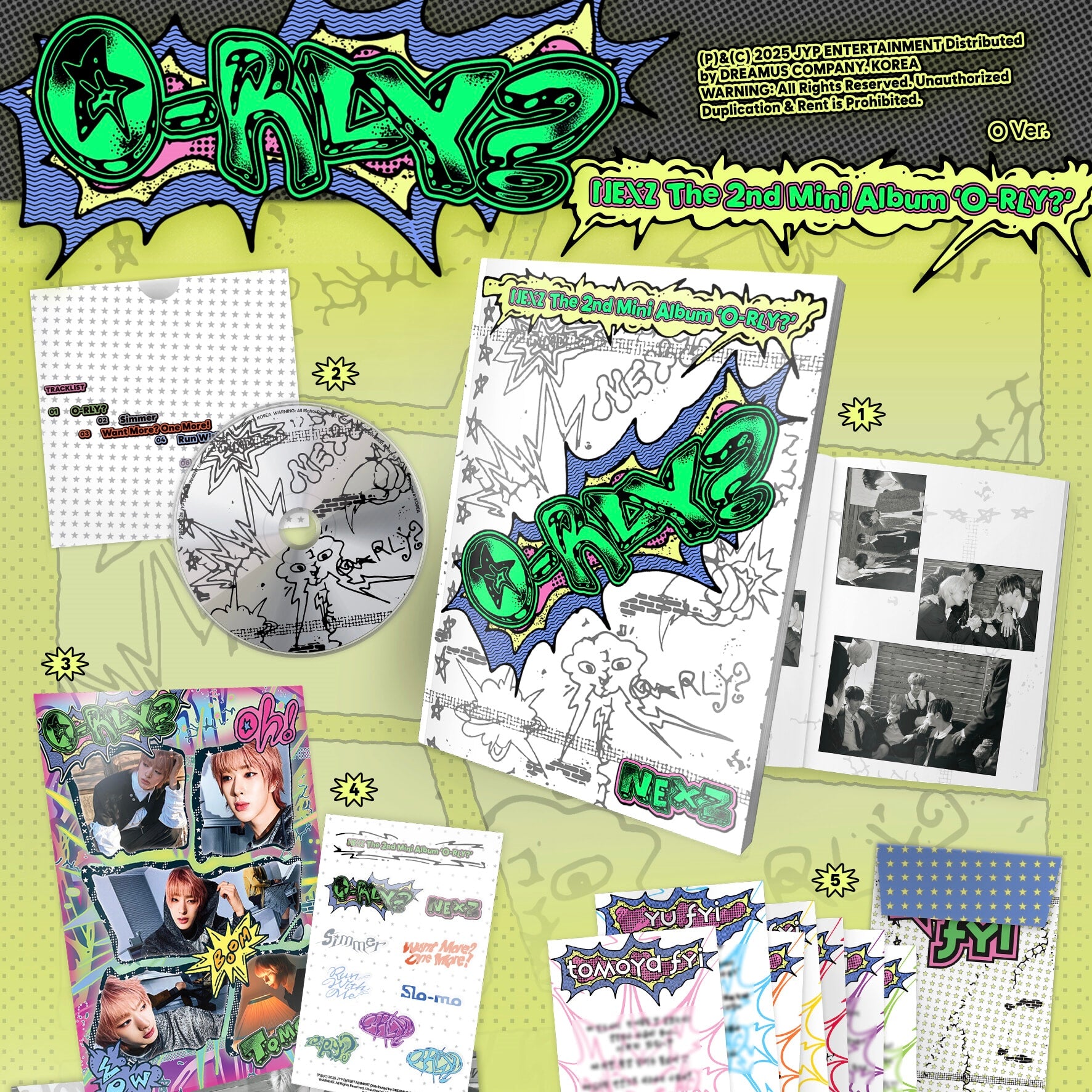 NEXZ - 2ND MINI ALBUM [O-RLY?] (2 VERSIONS) - LightUpK