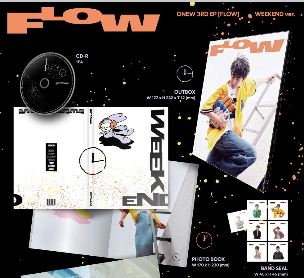 ONEW - 3RD MINI ALBUM [FLOW] (2 VERSIONS)