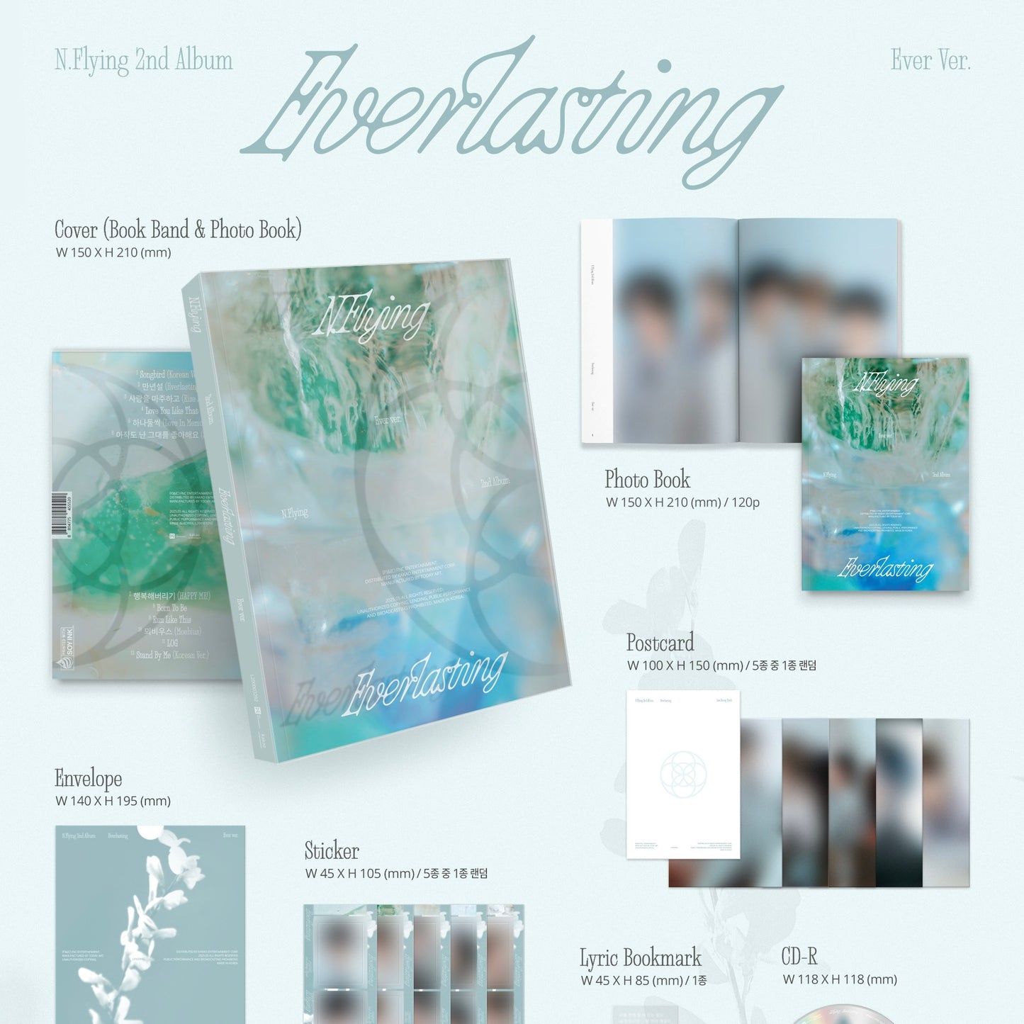 N.FLYING - 2ND ALBUM [EVERLASTING] (2 VERSIONS) - LightUpK