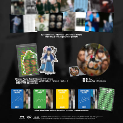 (PRE-ORDER) LNGSHOT - EP [SHOT CALLERS] (MAGAZINE VER.)
