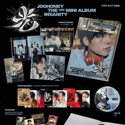 JOOHONEY - 2ND MINI ALBUM [光 (INSANITY)] (3 VERSIONS) - LightUpK
