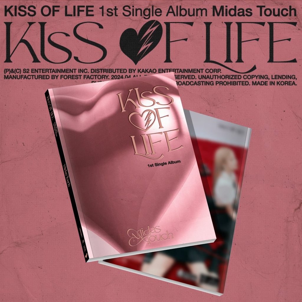 KISS OF LIFE - 1ER ALBUM SINGLE [MIDAS TOUCH] (LIVRE PHOTO VER.)