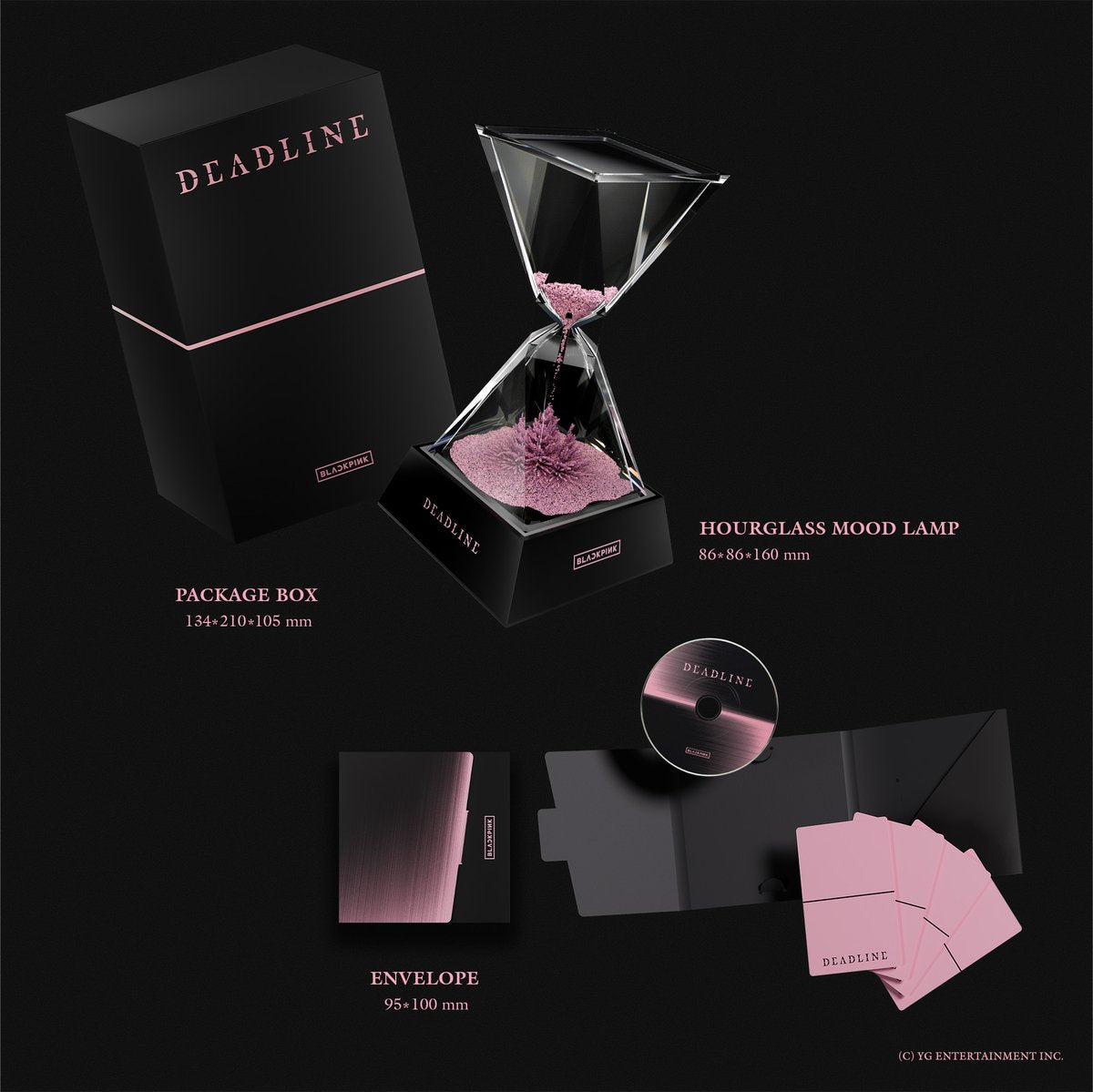 (PRE-ORDER) BLACKPINK - 3RD MINI ALBUM [DEADLINE] MOOD LIGHT VER. - LightUpK