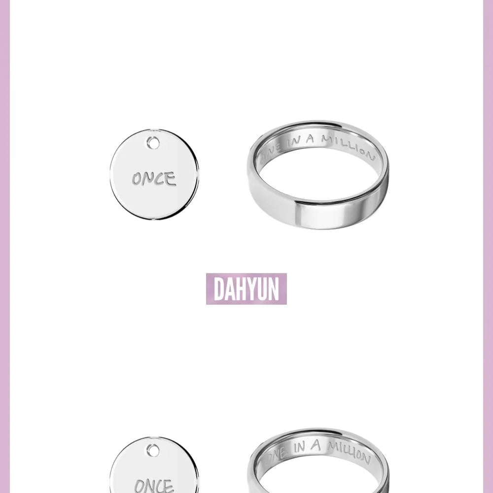 (PRE-ORDER) TWICE - TWICE <THIS IS FOR> WORLD TOUR IN INCHEON MD - RING NECKLACE SET (9 VERSIONS) - LightUpK