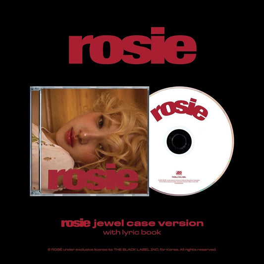 (PRE-ORDER) ROSÉ - ROSE - 1ST STUDIO ALBUM [ROSIE] [3 VERSIONS]