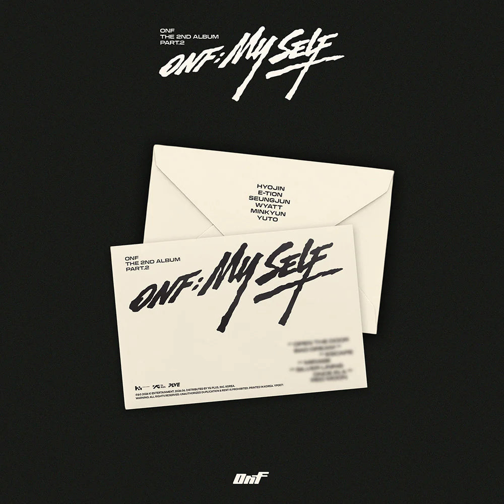 (PRE-ORDER) ONF - 2ND ALBUM PART.2 [ONF:MY SELF] (PLATFORM VER.) (6 VERSIONS) RANDOM