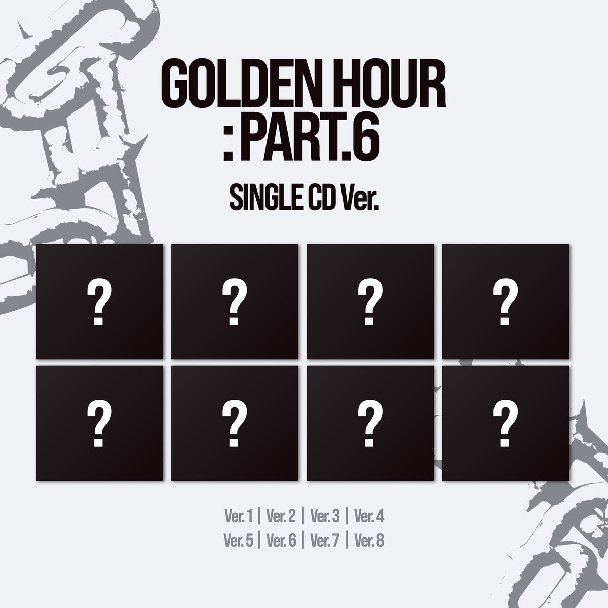 (PRE-ORDER) [hello82] ATEEZ - GOLDEN HOUR : PART.6 SINGLE CD VER. (8 VERSIONS)
