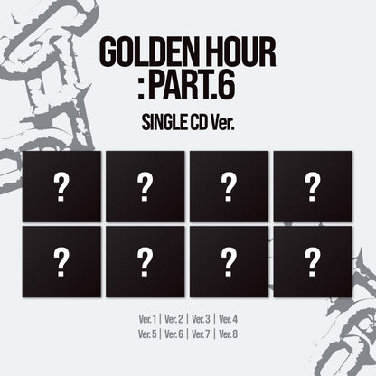 (PRE-ORDER) [hello82] ATEEZ - GOLDEN HOUR : PART.6 SINGLE CD VER. (8 VERSIONS)