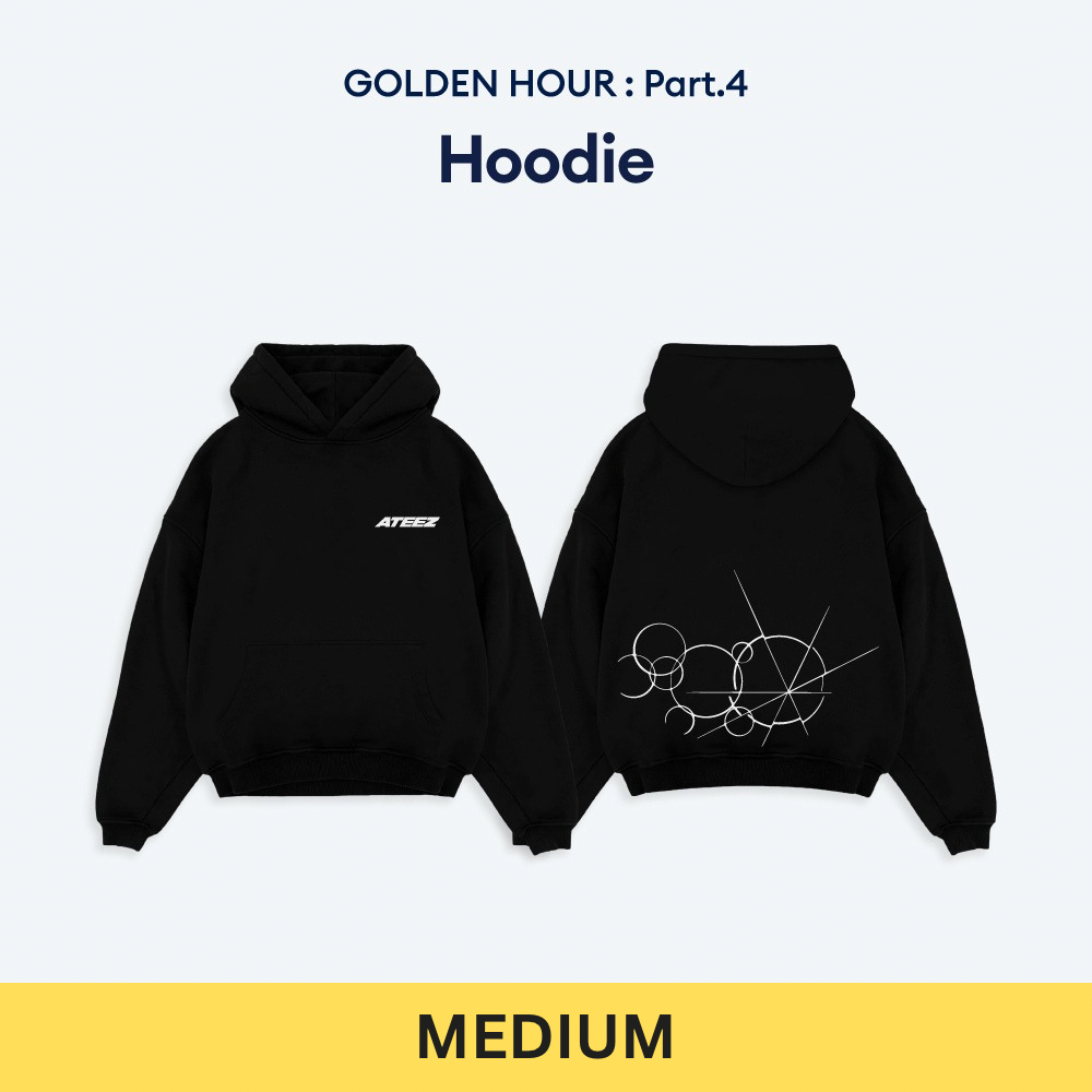 (PRE-ORDER) [HELLO82] ATEEZ - GOLDEN HOUR : PART.4 MERCH - HOODIE (3 SIZES) - LightUpK