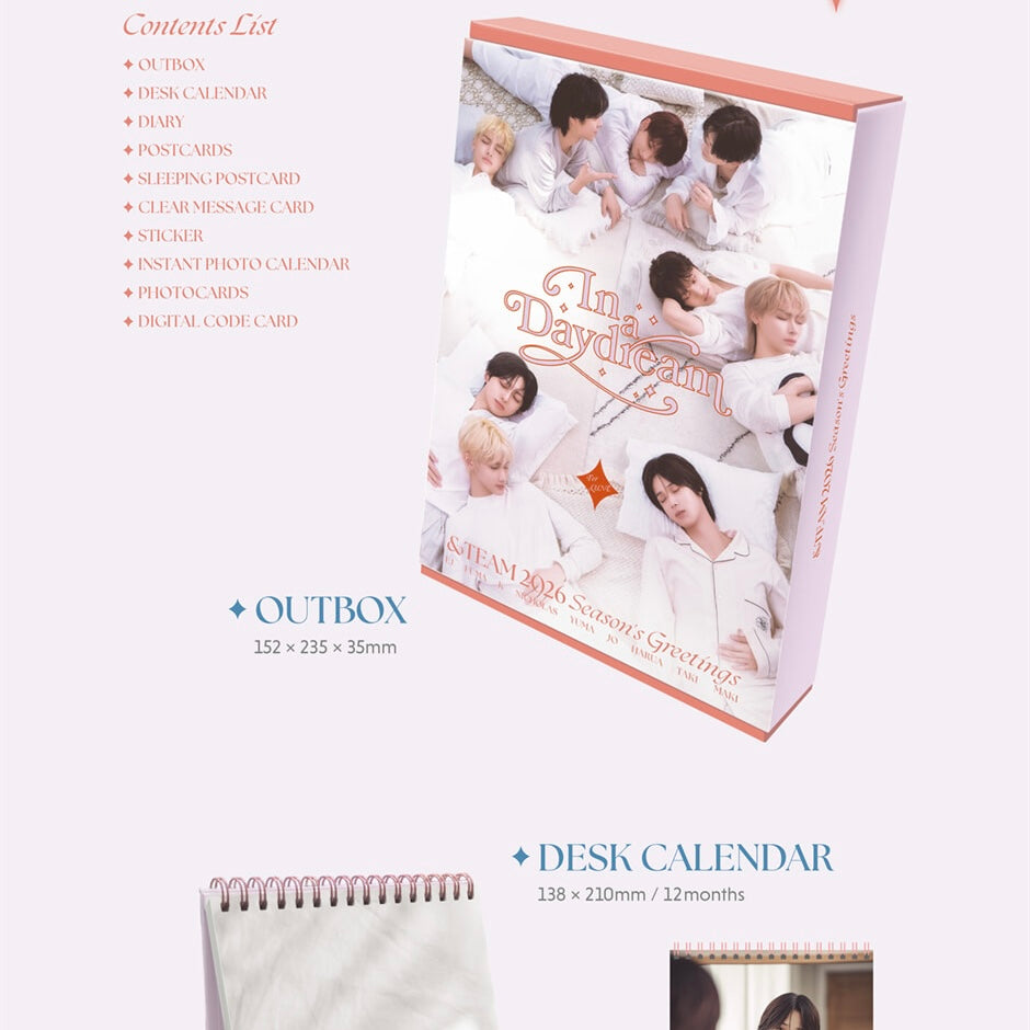 (PRE-ORDER) &TEAM - 2026 SEASON GREETINGS [IN A DAYDREAM] - LightUpK