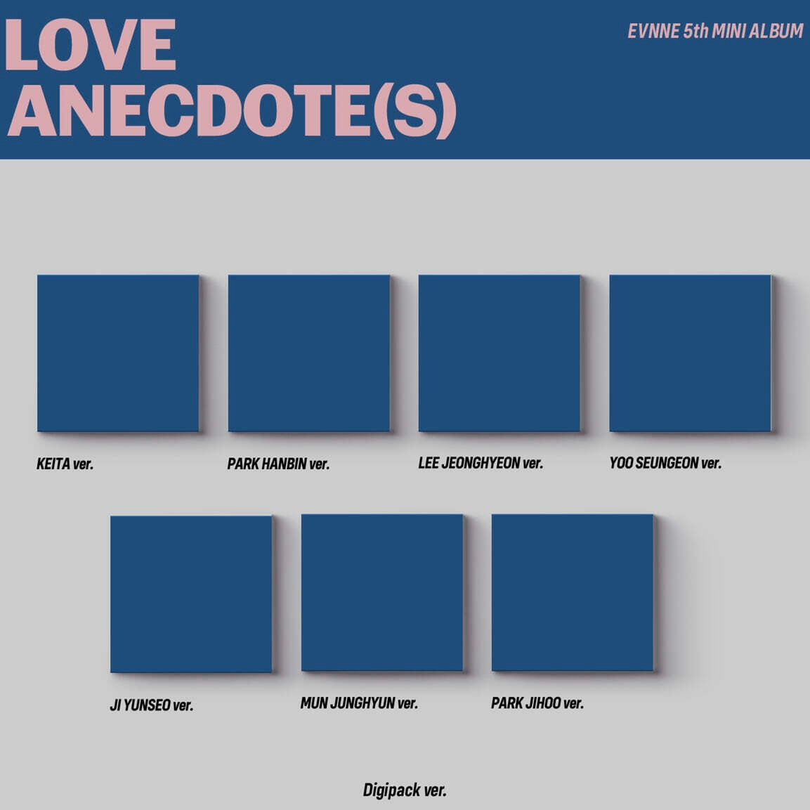 EVNNE - 5TH MINI ALBUM [LOVE ANECDOTE(S)] DIGIPACK VER. (7 VERSIONS)