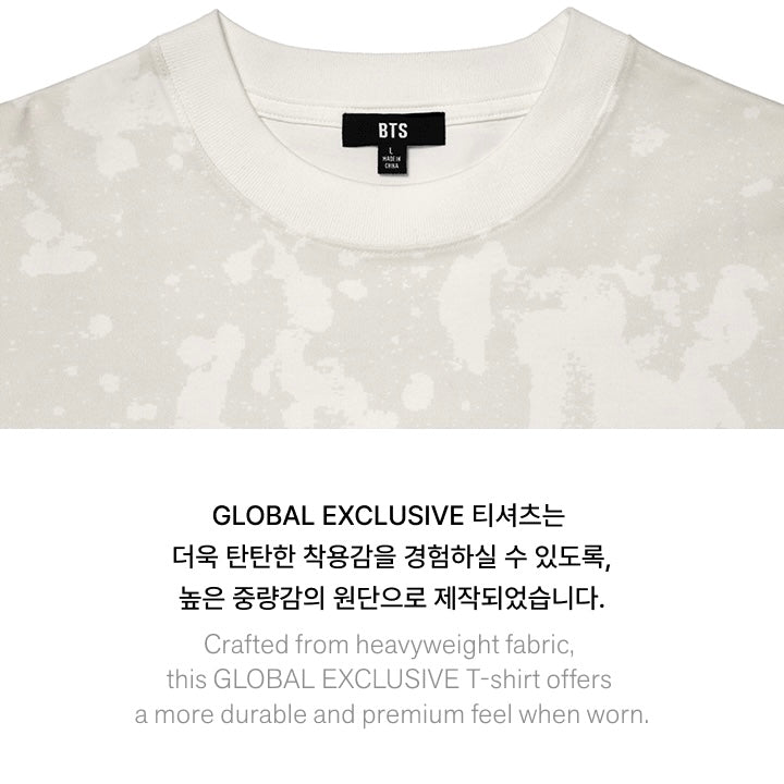 (PRE-ORDER) BTS - S/S CROP T-SHIRT (WHITE) (4 SIZES) - LightUpK