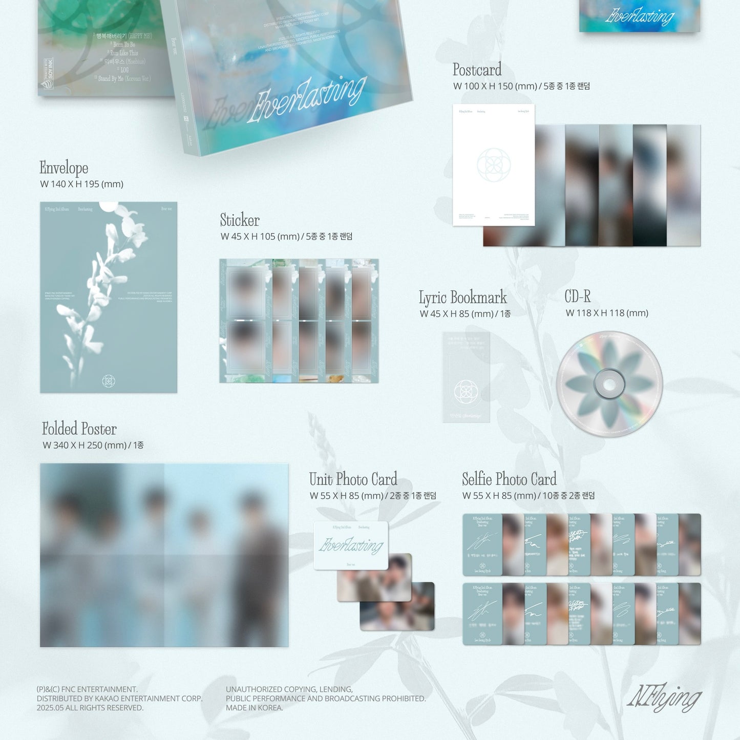 N.FLYING - 2ND ALBUM [EVERLASTING] (2 VERSIONS) - LightUpK