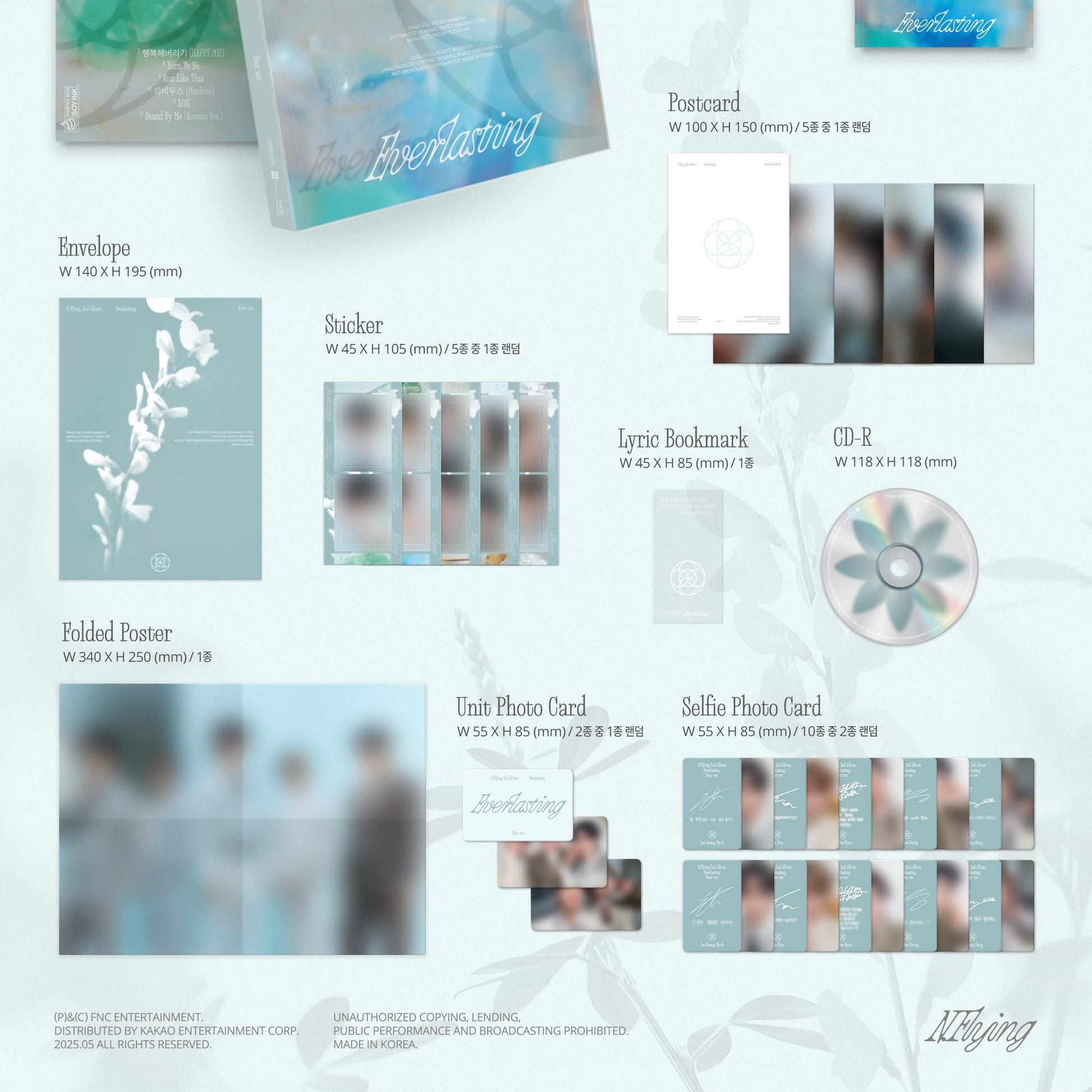 N.FLYING - 2ND ALBUM [EVERLASTING] (2 VERSIONS) - LightUpK