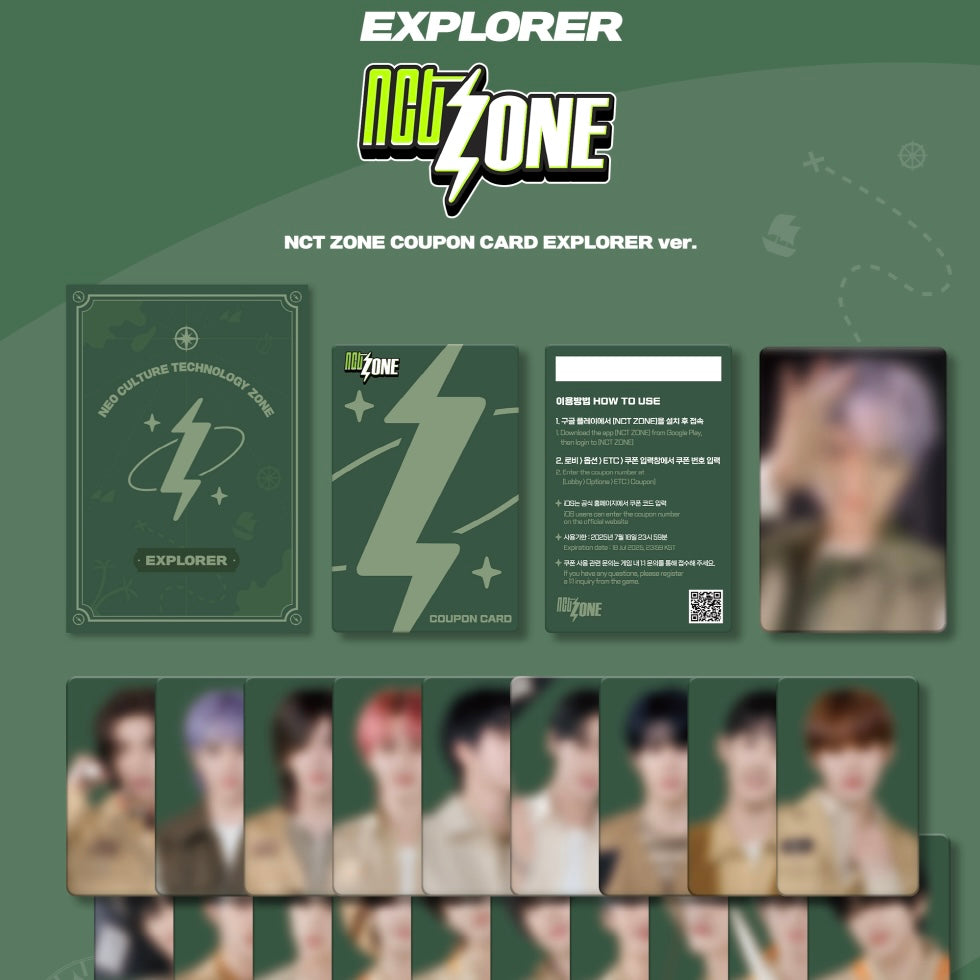 (PRE-ORDER) NCT ZONE COUPON CARD [EXPLORER VER.]