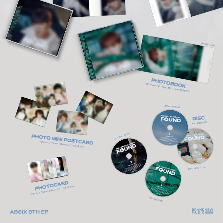 AB6IX - 8TH EP [THE FUTURE IS OURS : FOUND] JEWEL VER. (4 VERSIONS