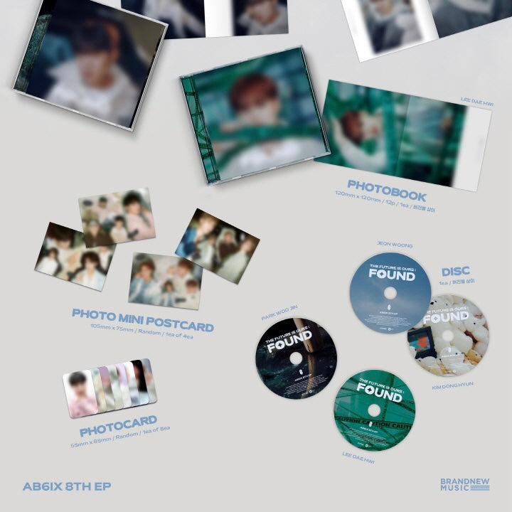 AB6IX - 8TH EP [THE FUTURE IS OURS : FOUND] JEWEL VER. (4 VERSIONS)