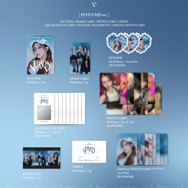 VIVIZ - 4TH MINI ALBUM [VERSUS] (PLVE) (3 VERSIONS) - LightUpK