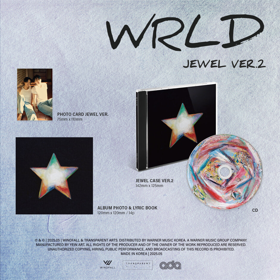 (PRE-ORDER) THE ROSE - WRLD [JEWEL VER.] (2 VERSIONS) - LightUpK