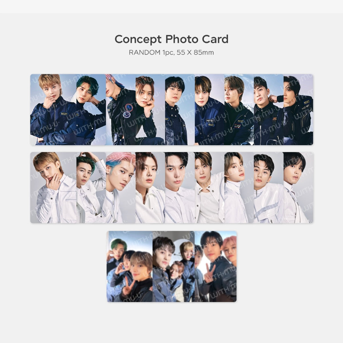 (2 PACK SET) NCT 127 - SM SG RANDOM TRADING CARDS