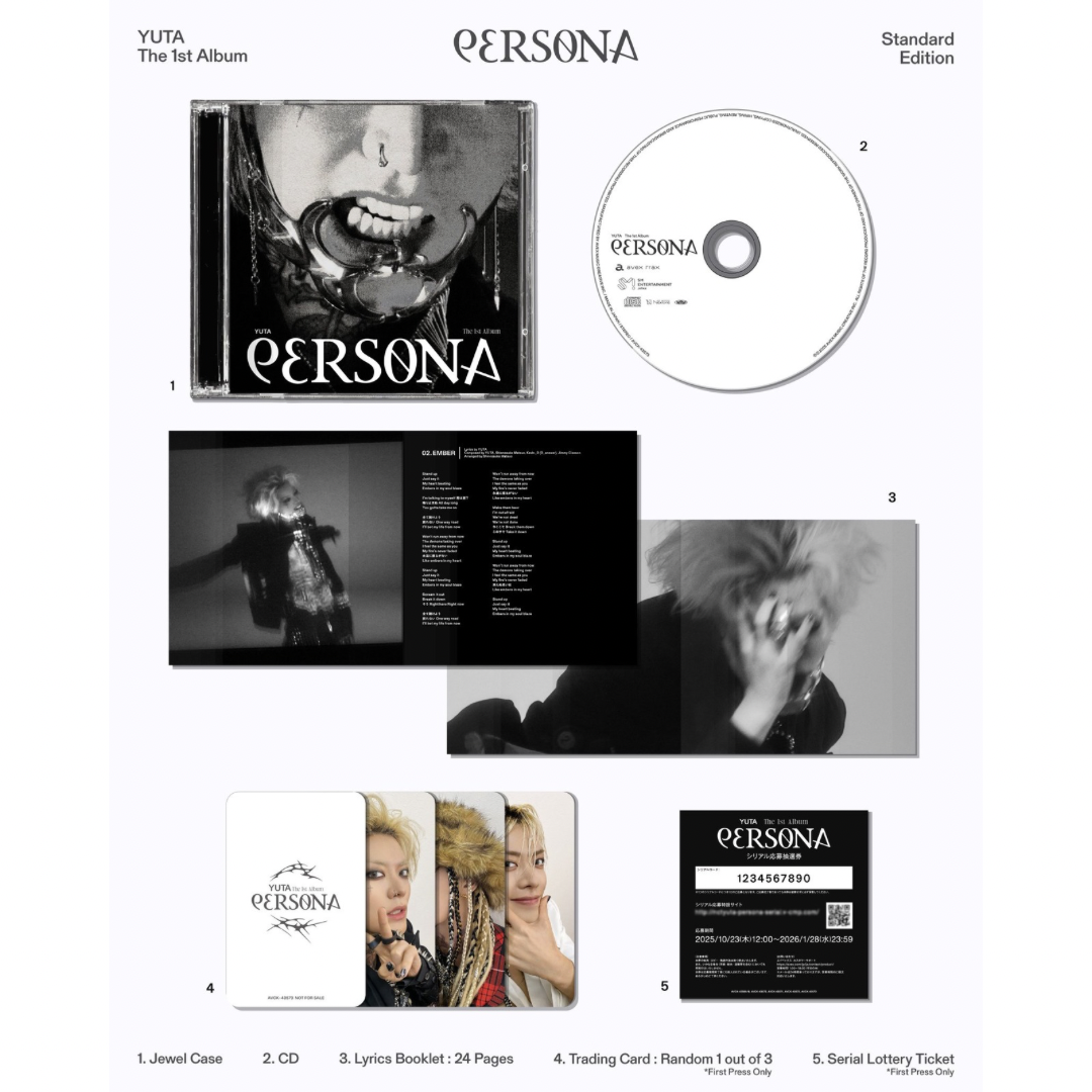 YUTA (NCT 127) - PERSONA (REGULAR EDITION)