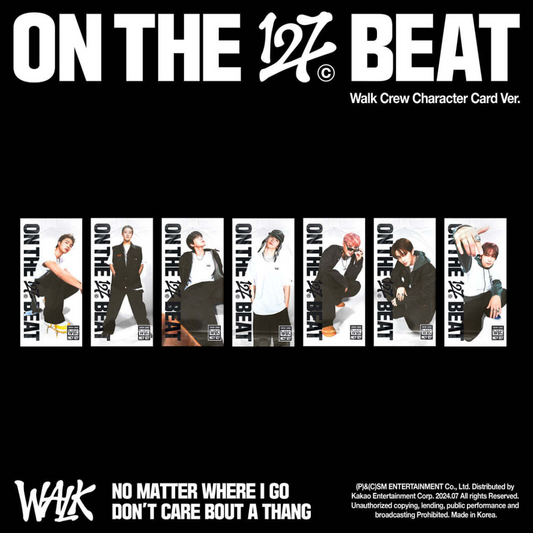 NCT 127 - VOL.6 [WALK] (WALK CREW CHARACTER CARD VER.) RANDOM - LightUpK