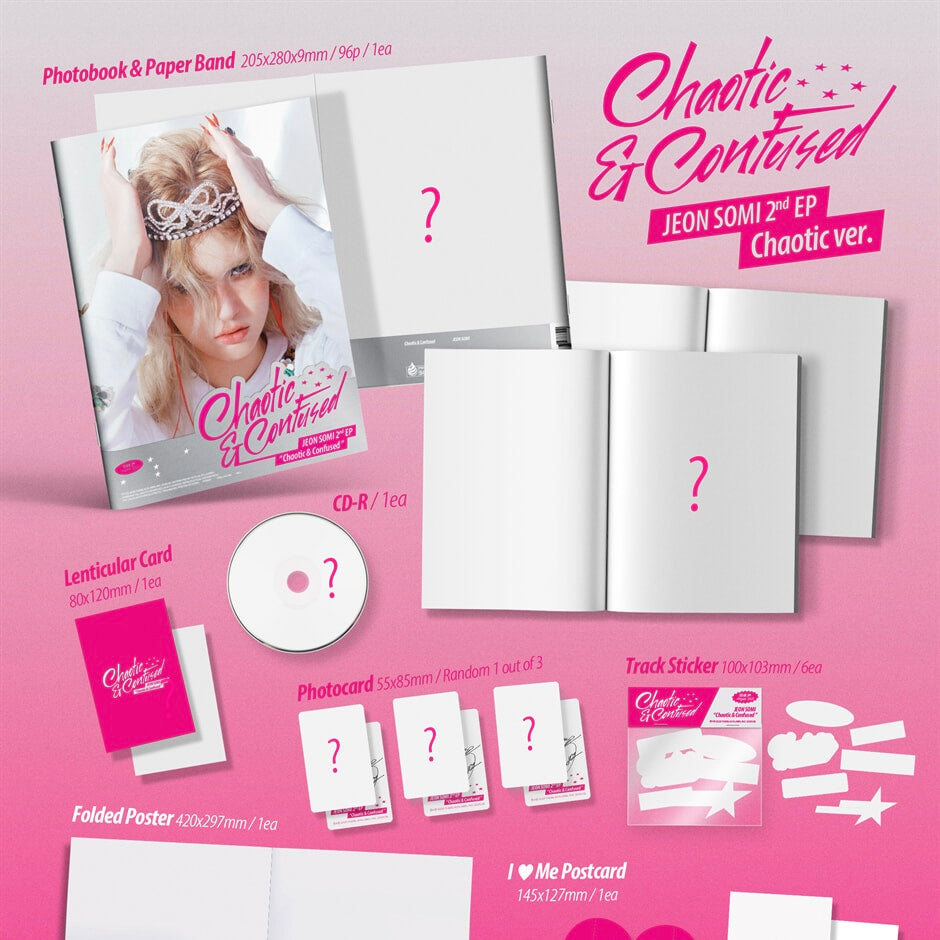 JEON SOMI - 2ND EP ALBUM [CHAOTIC & CONFUSED] (2 VERSIONS) - LightUpK