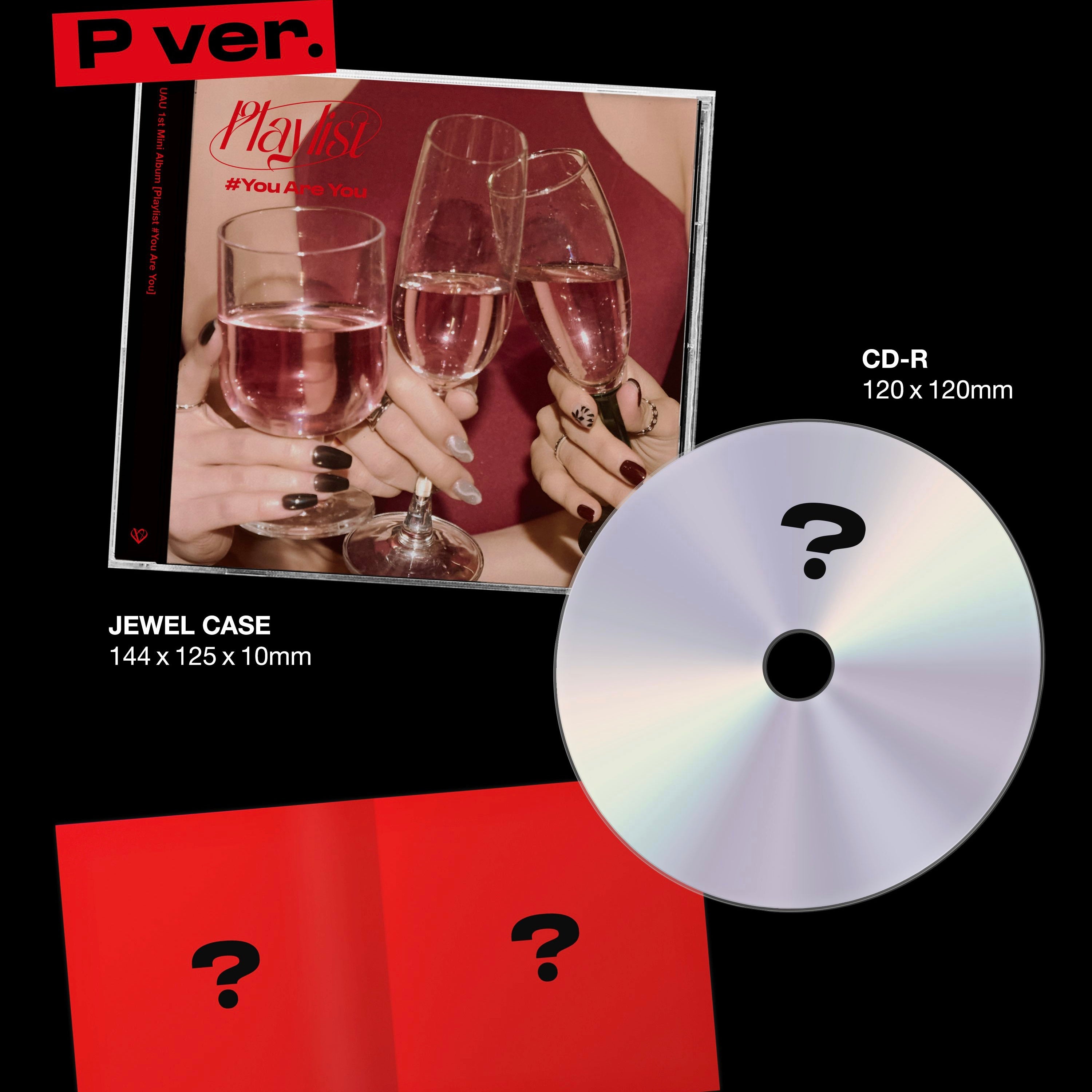 UAU - 1ST MINI ALBUM [PLAYLIST #YOU ARE YOU] (2 VERSIONS) - LightUpK