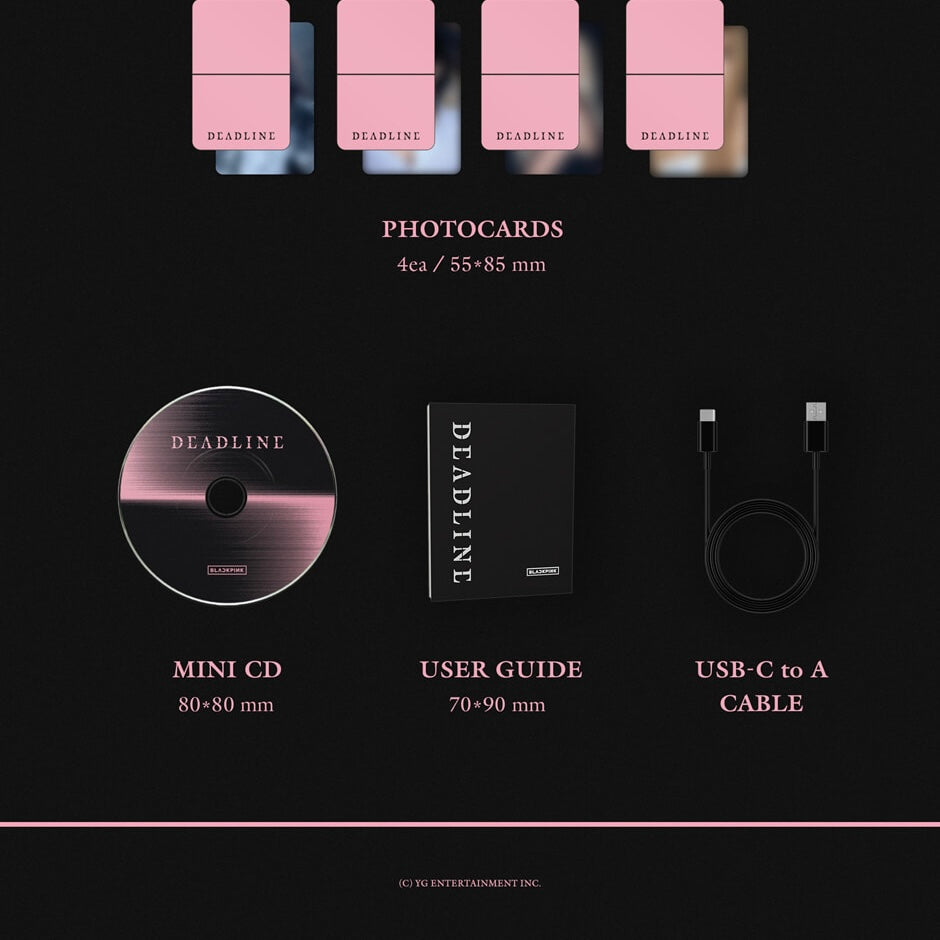 (PRE-ORDER) BLACKPINK - 3RD MINI ALBUM [DEADLINE] MOOD LIGHT VER.