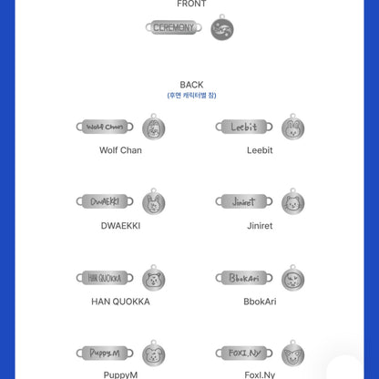 (PRE-ORDER) STRAY KIDS - SKZOO CEREMONY NECKLACE - KARMA POP-UP MERCH (8 VERSIONS) - LightUpK