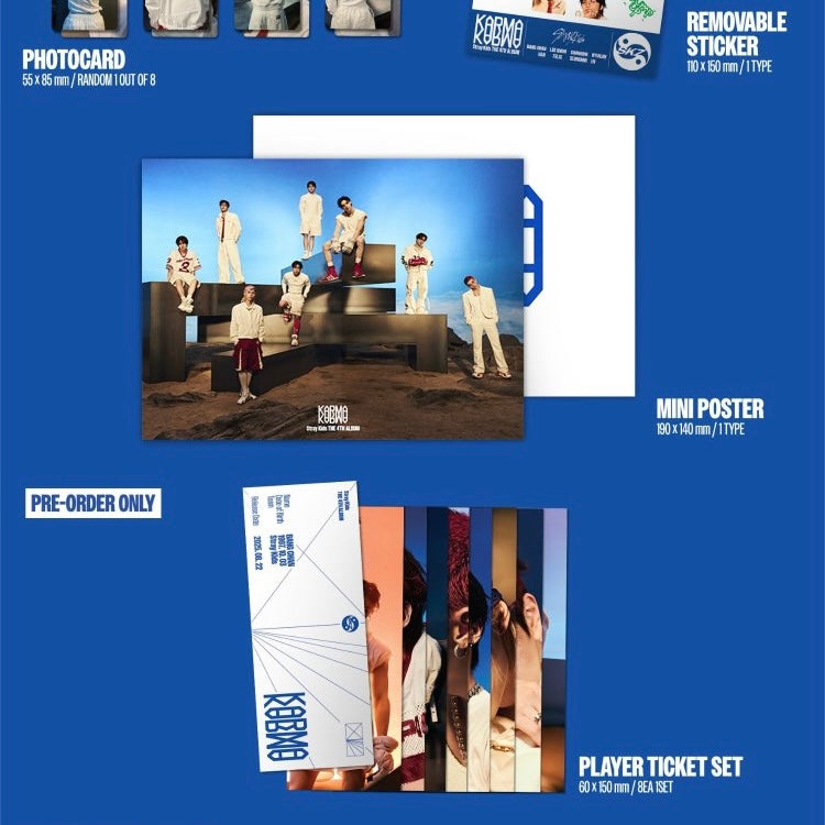 (PRE-ORDER) STRAY KIDS - KARMA (2 VERSIONS) RANDOM - LightUpK