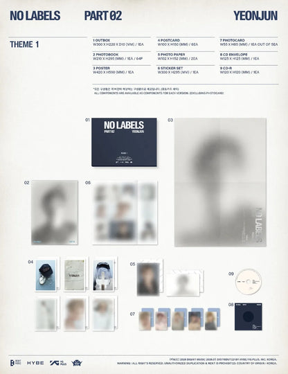 YEONJUN (TXT) - NO LABELS: PART 02 (3 VERSIONS)