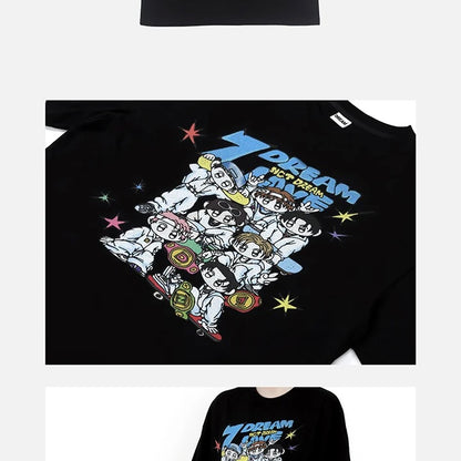 (PRE-ORDER) NCT DREAM- 2025 NCT DREAM POP-UP [TIME RIDERS] (T-SHIRT ILLUSTRATION ver.) (2 SIZES) - LightUpK