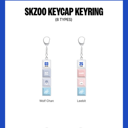(PRE-ORDER) STRAY KIDS - SKZOO KEYCAP KEYRING - KARMA POP-UP MERCH (8 VERSIONS) - LightUpK